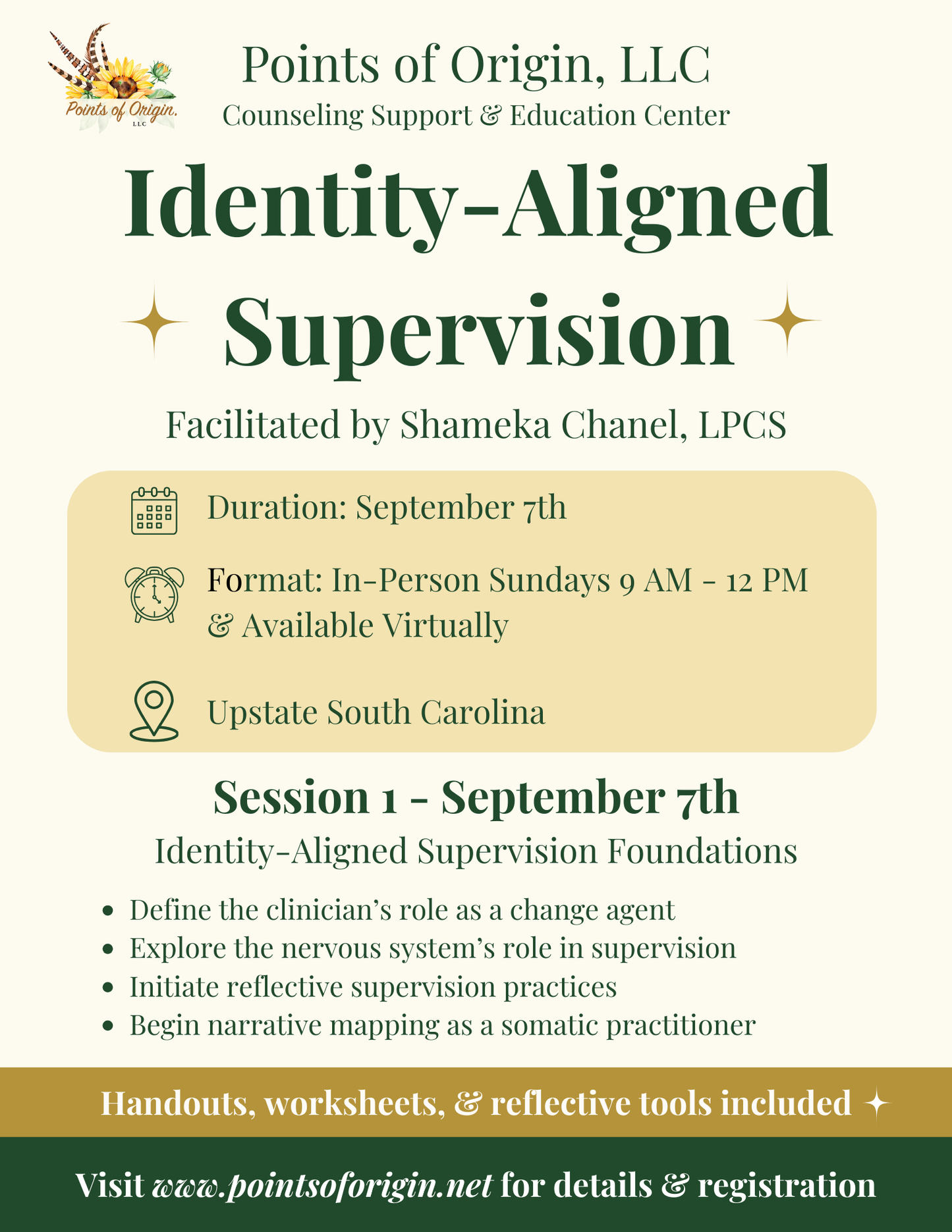 Somatic Integration Supervision Camp:  Phase 1